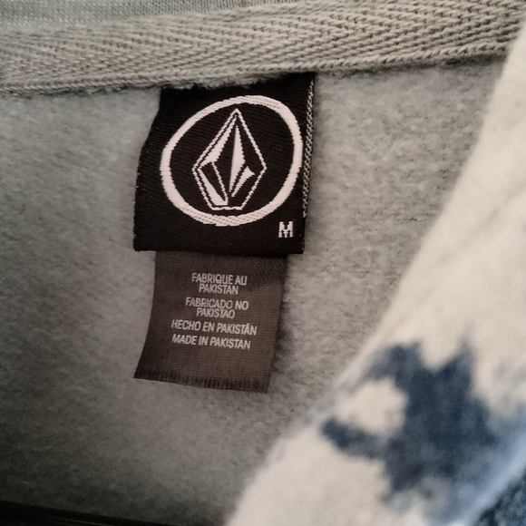 Volcom Blue Tie-Dye Hoodie - Picture 9 of 10